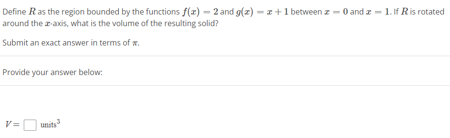 Solved Define R As The Region Bounded By The Functions Chegg