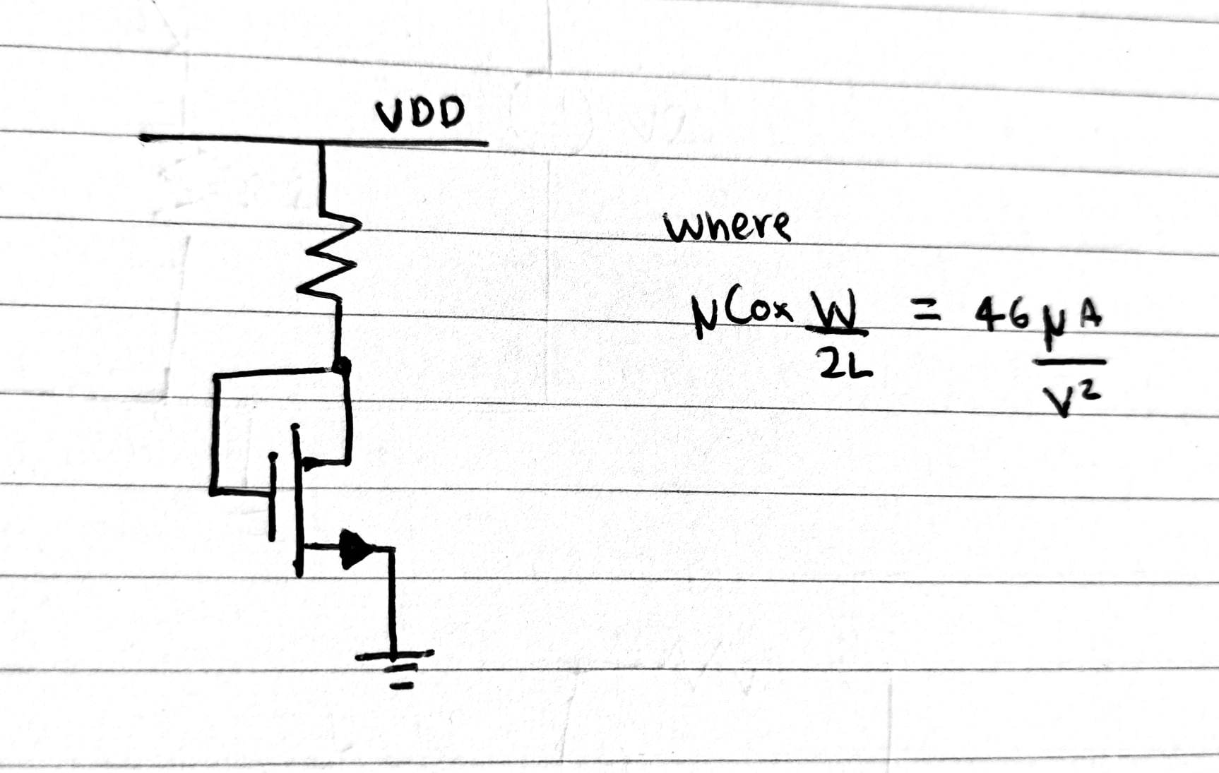 Solved Considering The Mosfet Circuit Below For The Given