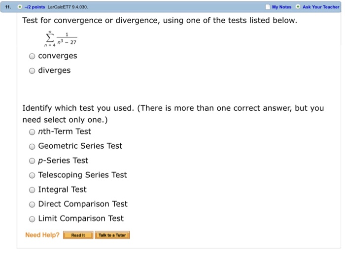 Solved 11 1 2 Points LarCalcET7 9 4 030 My Notes Ask Chegg