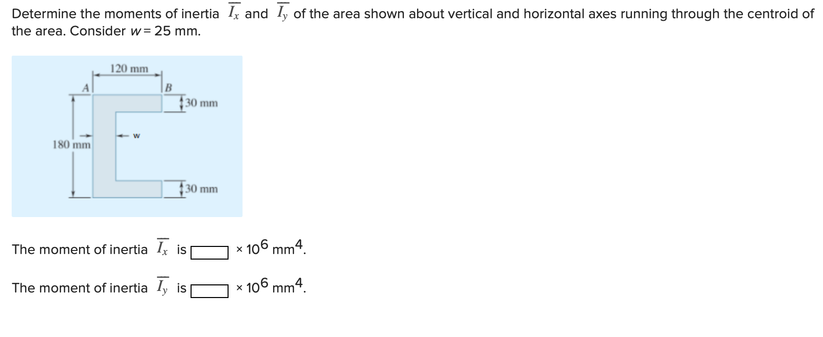 Solved Determine The Moments Of Inertia Ix I X And Chegg