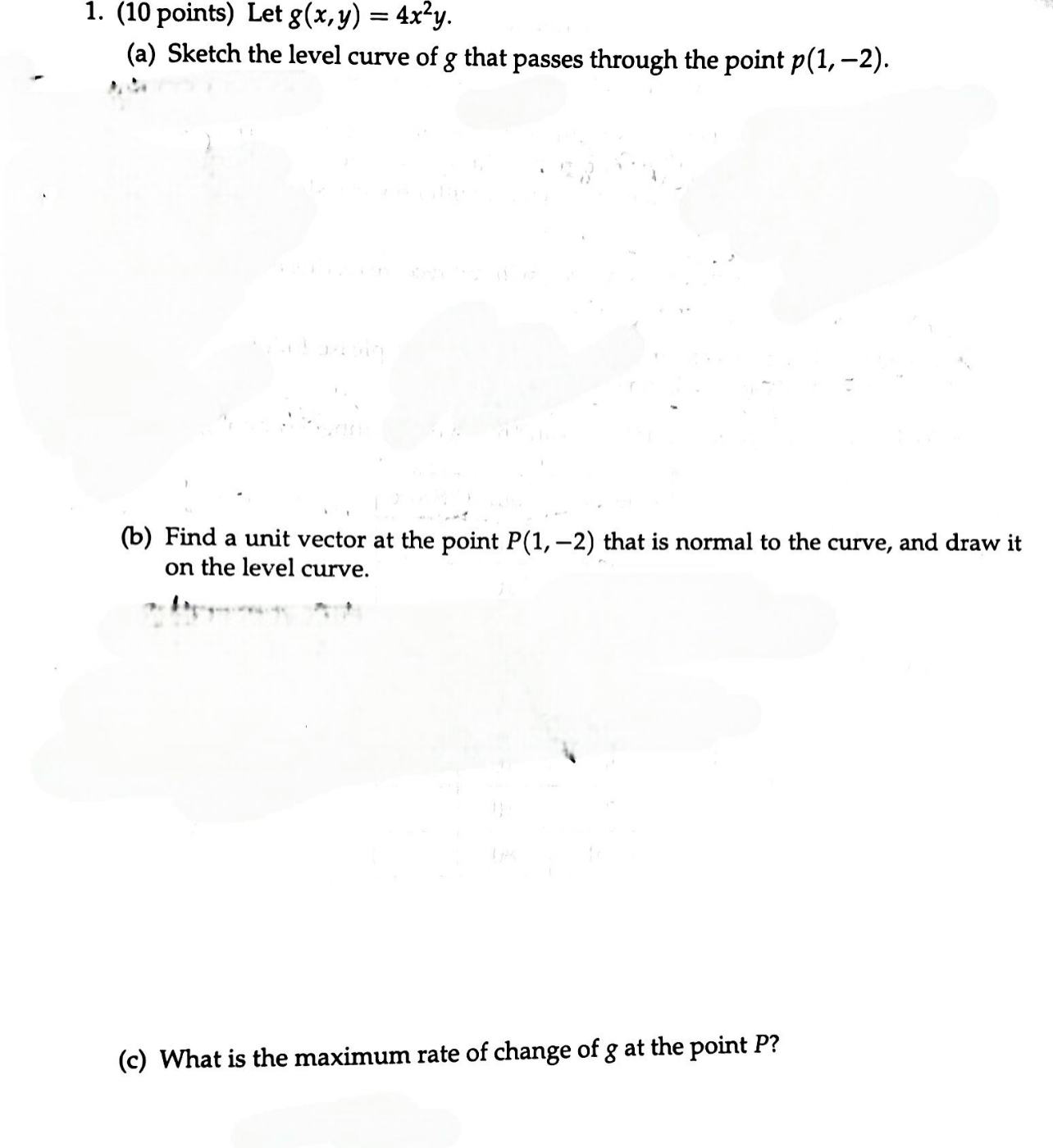 Solved Points Let G X Y X Y A Sketch The Level Chegg