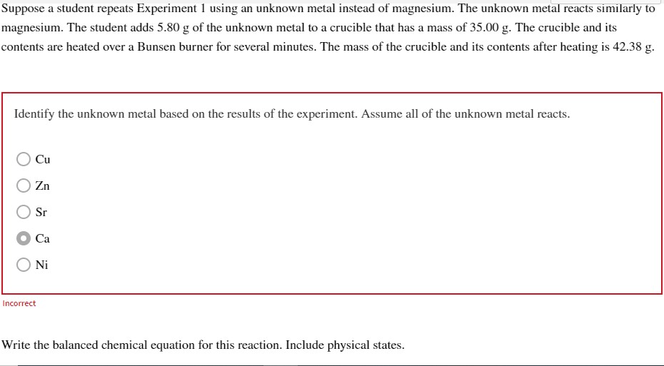 Solved Write The Balanced Chemical Equation For This Chegg