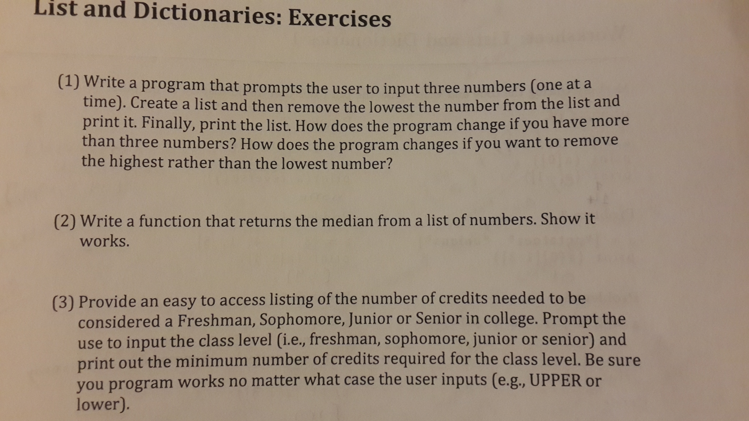 Python programming homework help