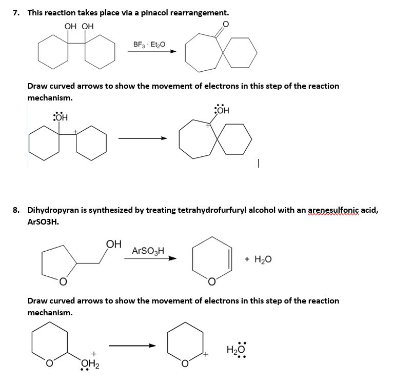 Solved This Reaction Takes Place Via A Pinacol Rearrangement Chegg