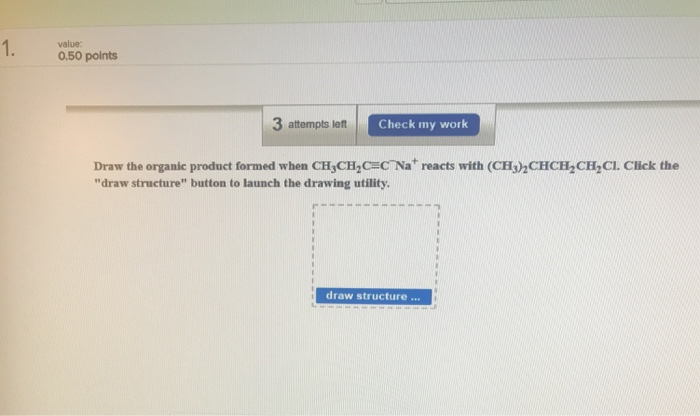 Solved Value Polnts Attempts Left Check M Wo Draw The Chegg