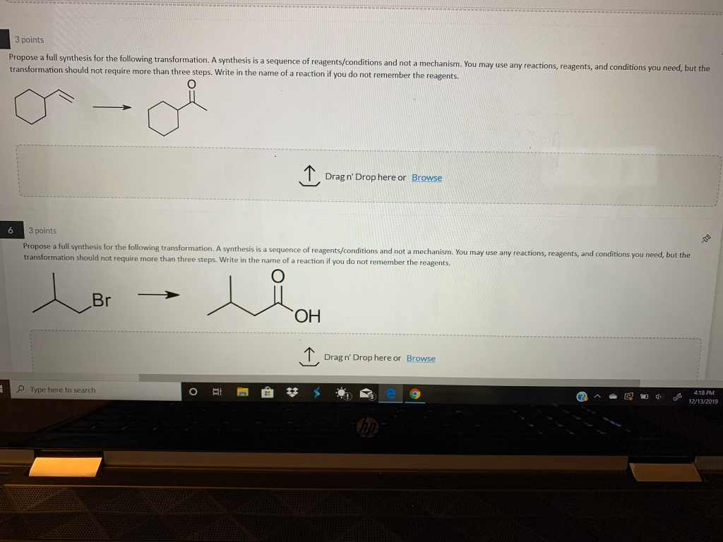 Solved Points Propose A Full Synthesis For The Following Chegg