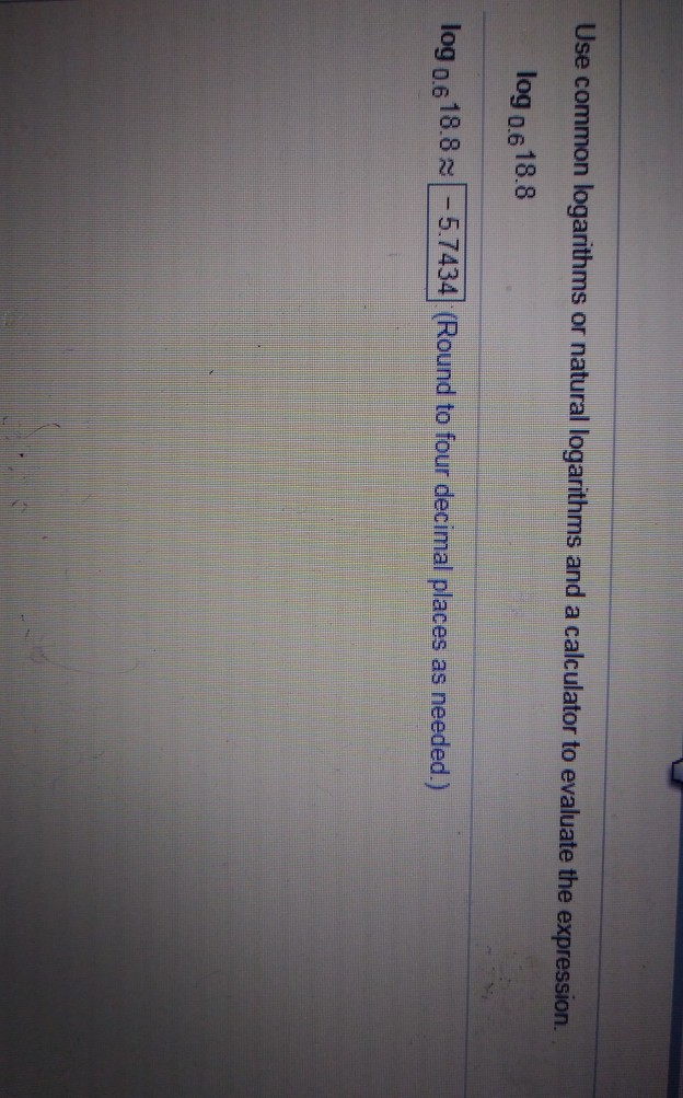 Solved Use Common Logarithms Or Natural Logarithms And A Chegg