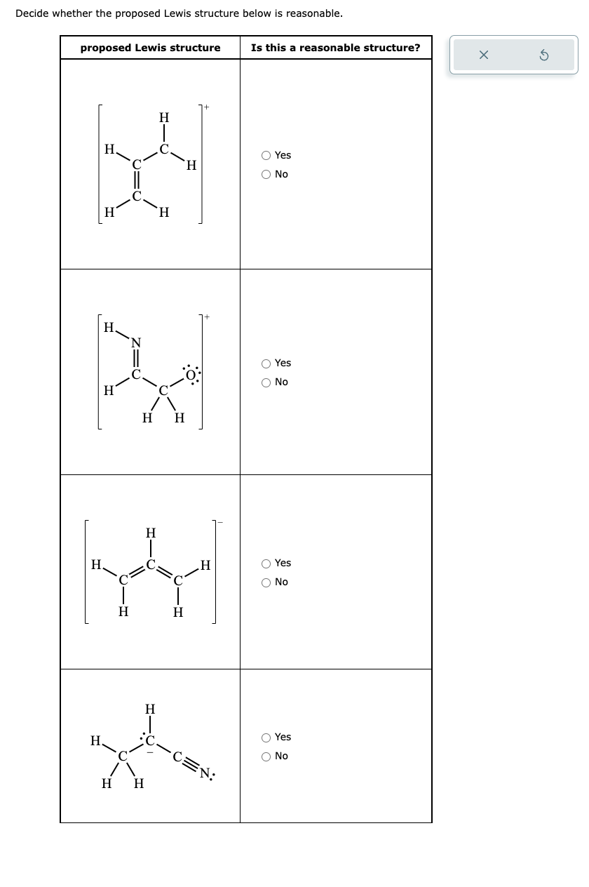 Solved Decide Whether The Proposed Lewis Structure Below Is Chegg