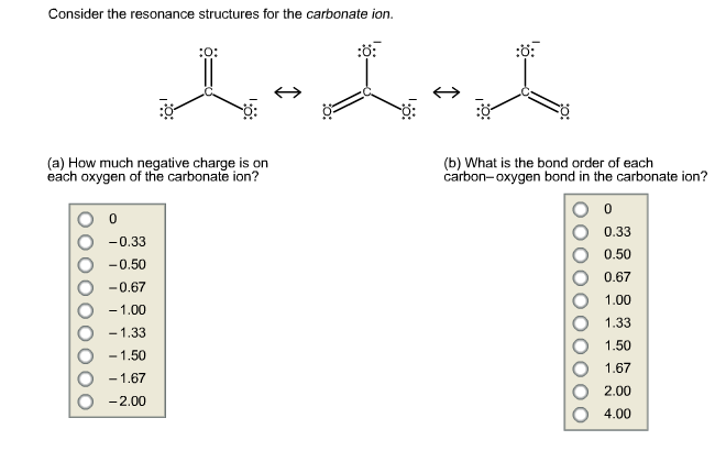 ionic charge of carbonate ion