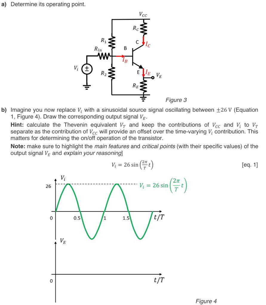 Solved Given The Common Emitter Bipolar Junction Transistor Chegg