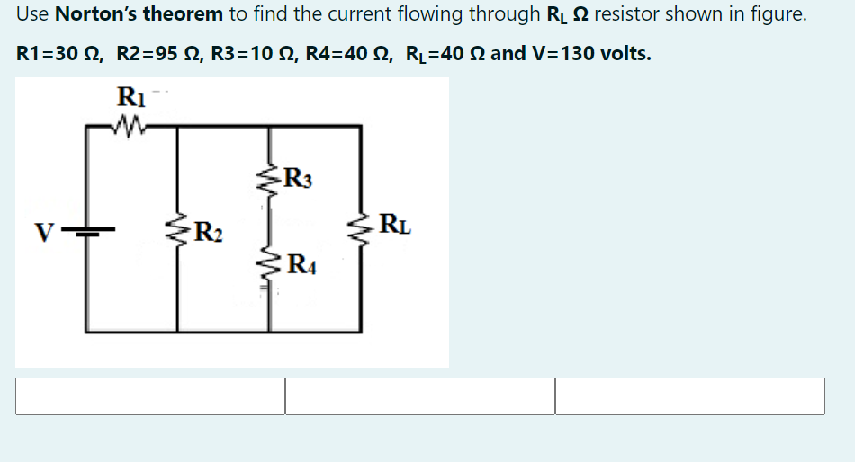 Solved Use Norton S Theorem To Find The Current Flowing Chegg