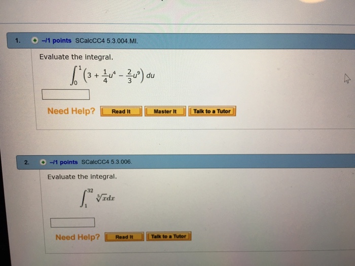 Solved Points Scalccc Mi Evaluate The Chegg