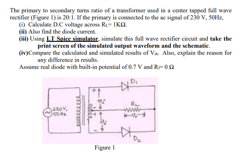 Solved The Primary To Secondary Turns Ratio Of A Transformer Chegg