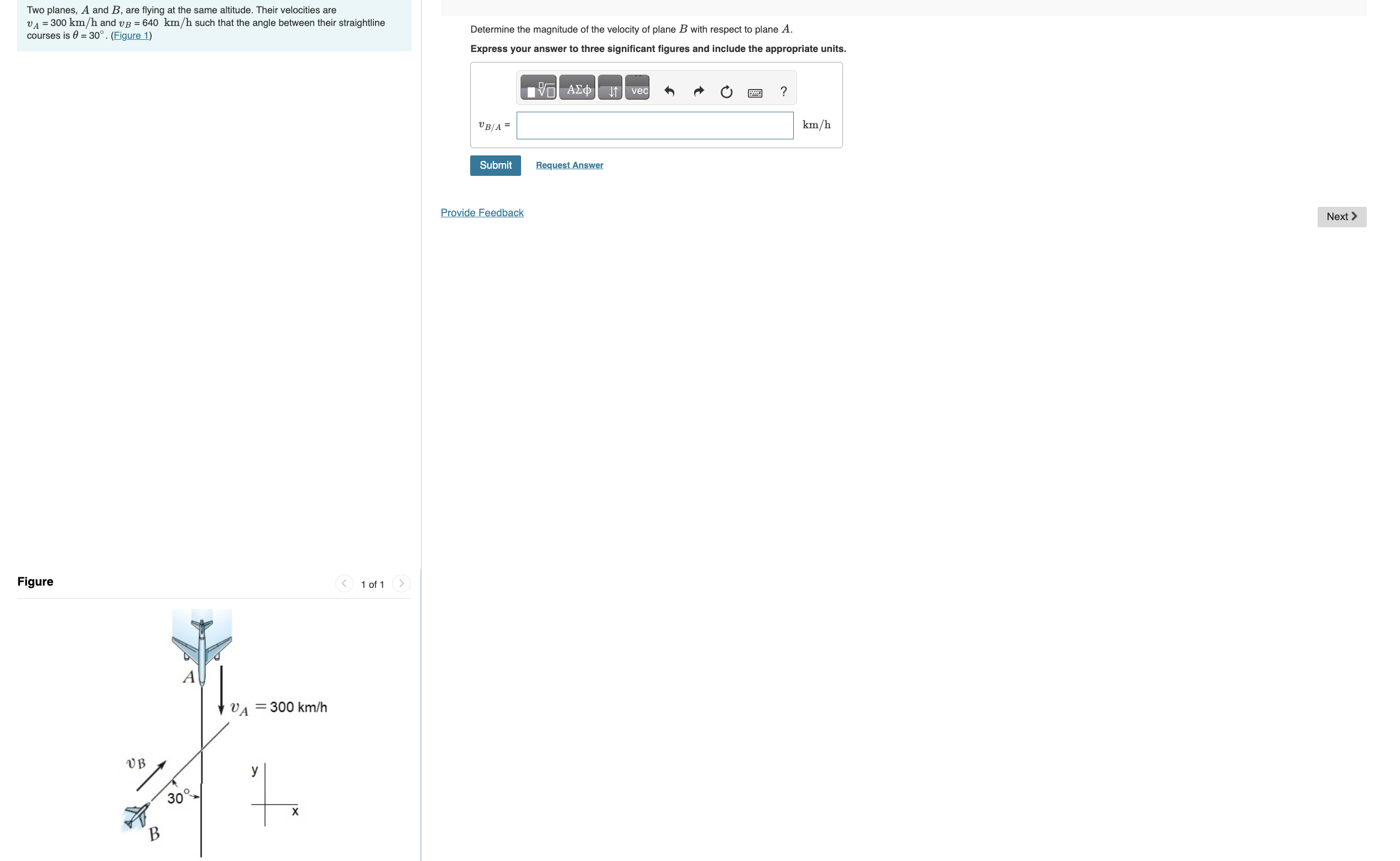 Solved Dyn Q Two Planes A And B Are Flying At The Chegg