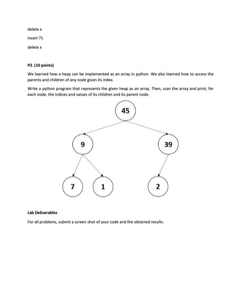 Solved Lab Stacks Queues Heaps P Points Chegg