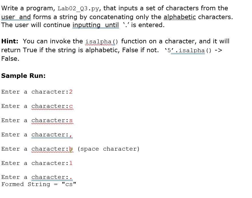 Solved Write A Program Lab Py That Inputs A Set Of Chegg