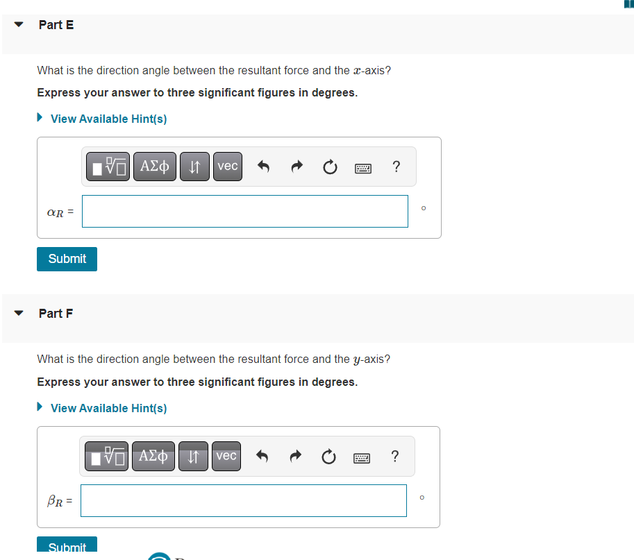 Solved Learning Goal To Calculate A Resultant Force In Chegg