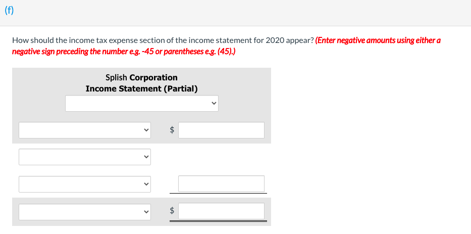 Solved Splish Corporation Has Pretax Financial Income Or Chegg