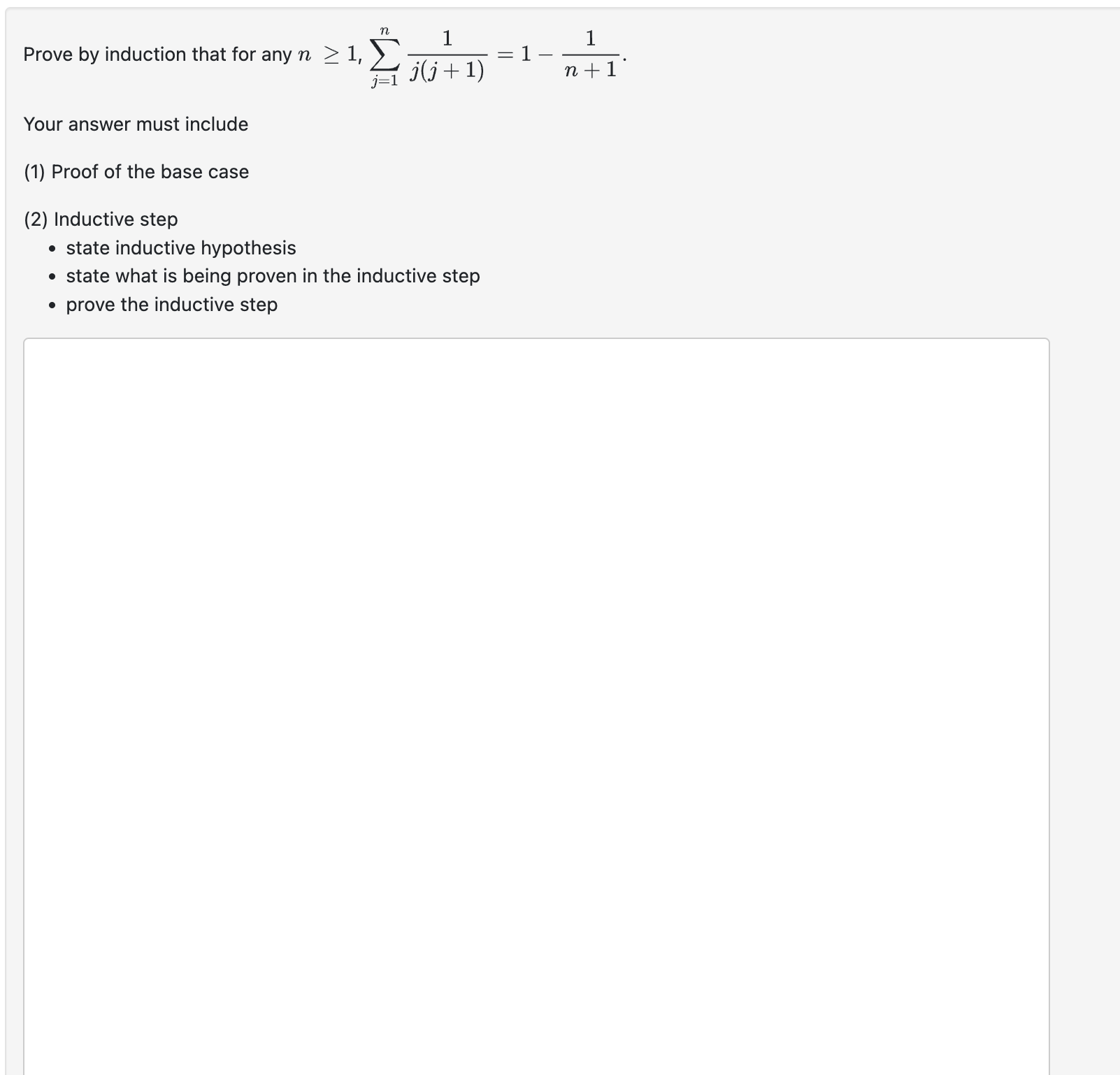 Solved Prove By Induction That For Any Chegg