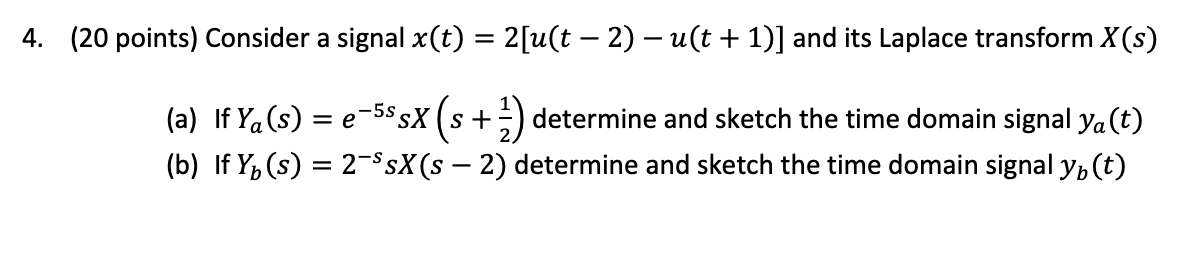 Solved Points Consider A Signal X T U T U