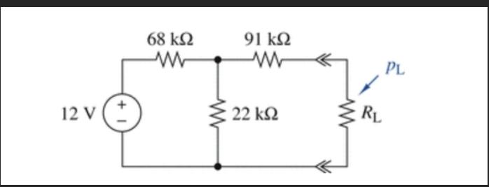 Solved Find The Thvenin Equivalent Seen By Rl Find The Po