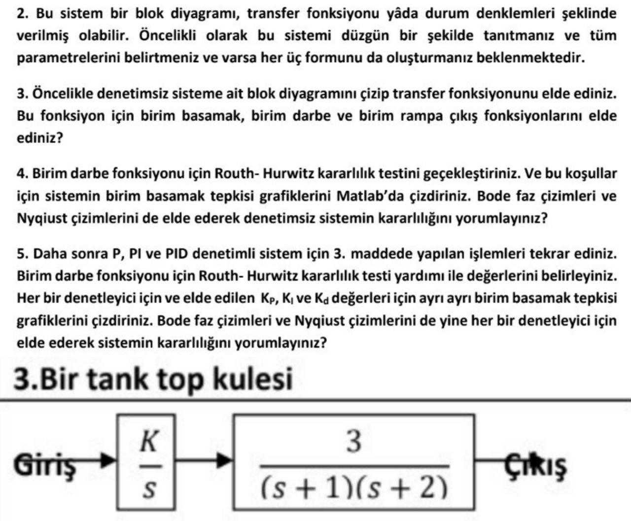 Solved Bu Sistem Bir Blok Diyagram Transfer Fonksiyonu Chegg