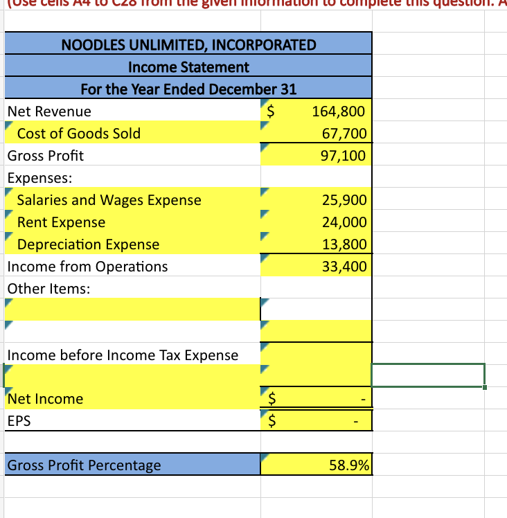 Solved Preparing A Merchandising Multi Step Income Statement Chegg