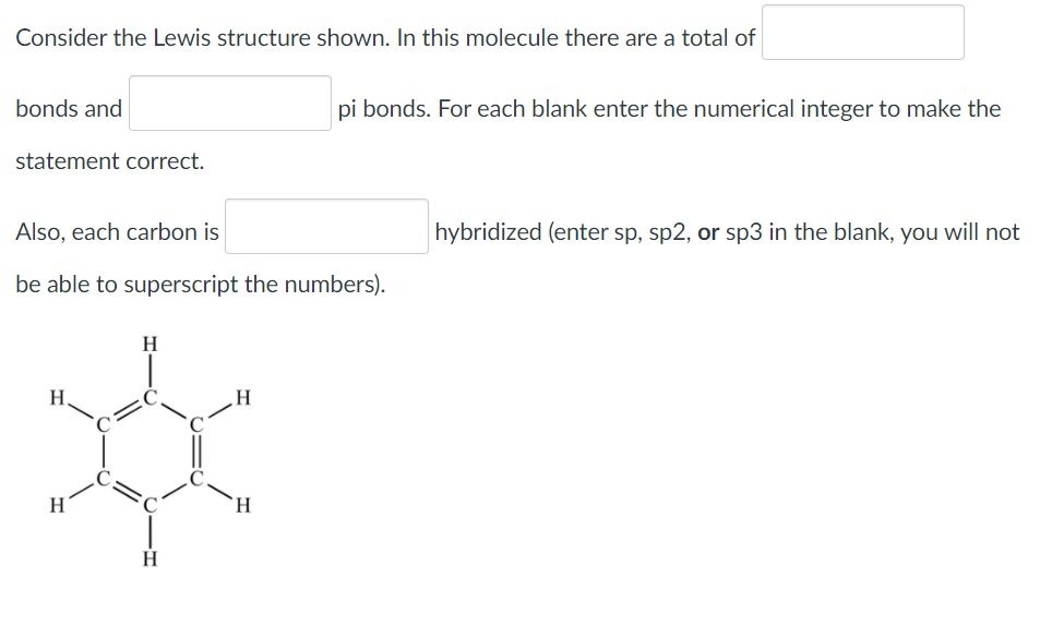 Solved Consider The Lewis Structure Shown In This Molecule Chegg