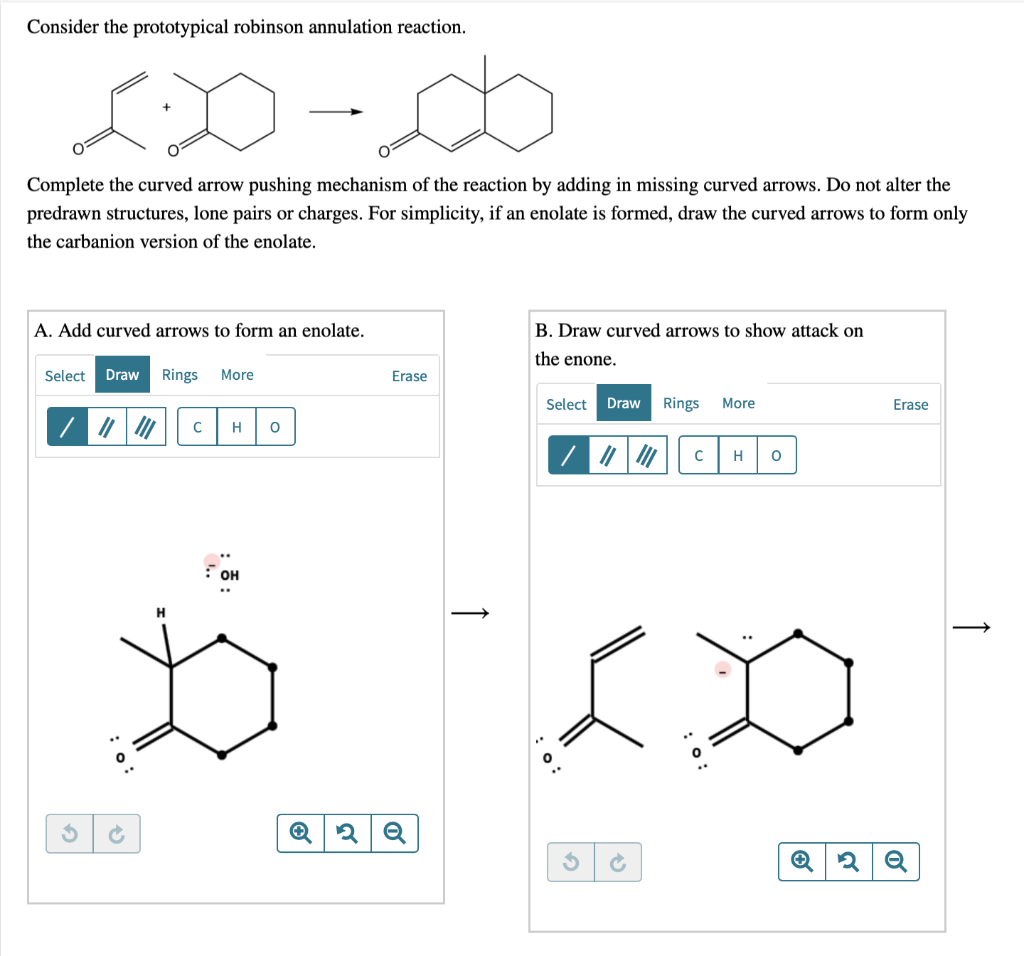 Solved Consider The Prototypical Robinson Annulation Chegg