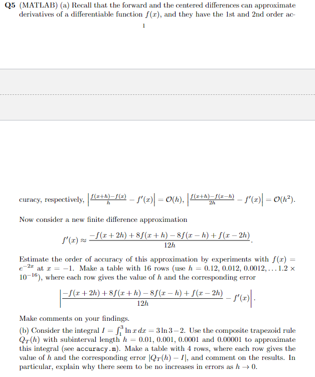 Solved Matlab Question First Picture Is The Question Chegg