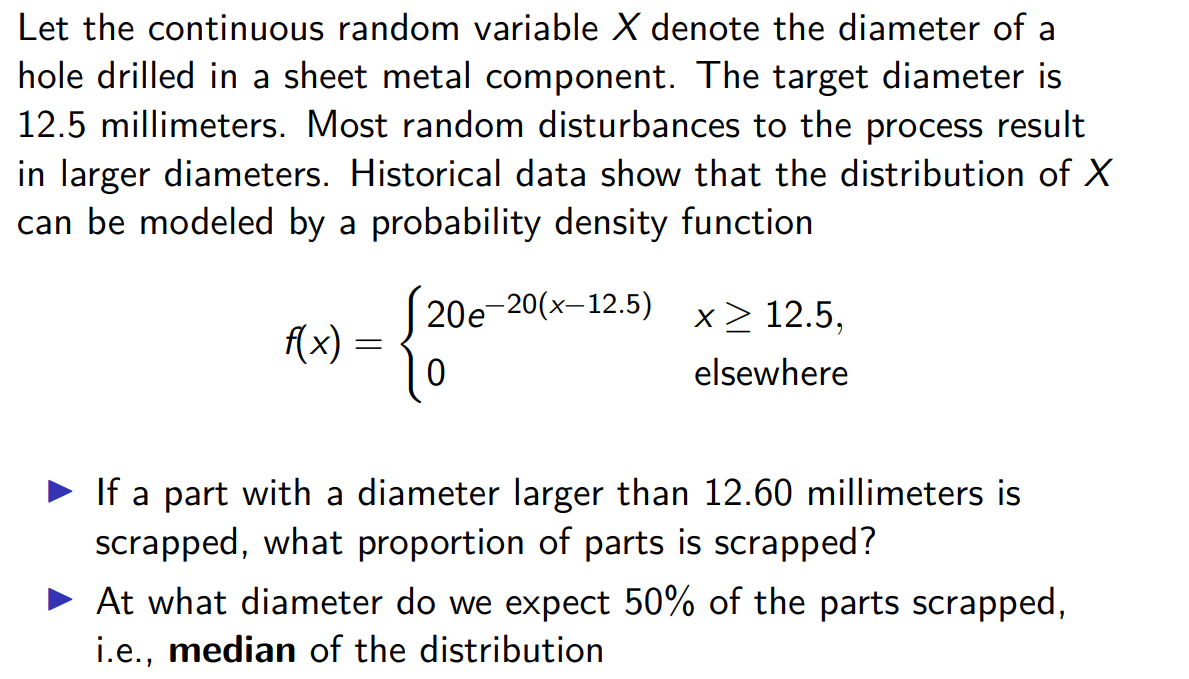 Solved Let The Continuous Random Variable X Denote The Chegg