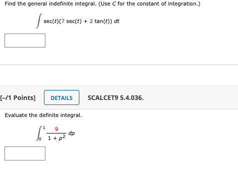 Solved Find The General Indefinite Integral Use C For The Chegg