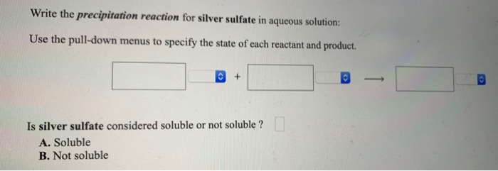 Solved Write The Dissolution Reaction For Iron Iii Sulfate Chegg