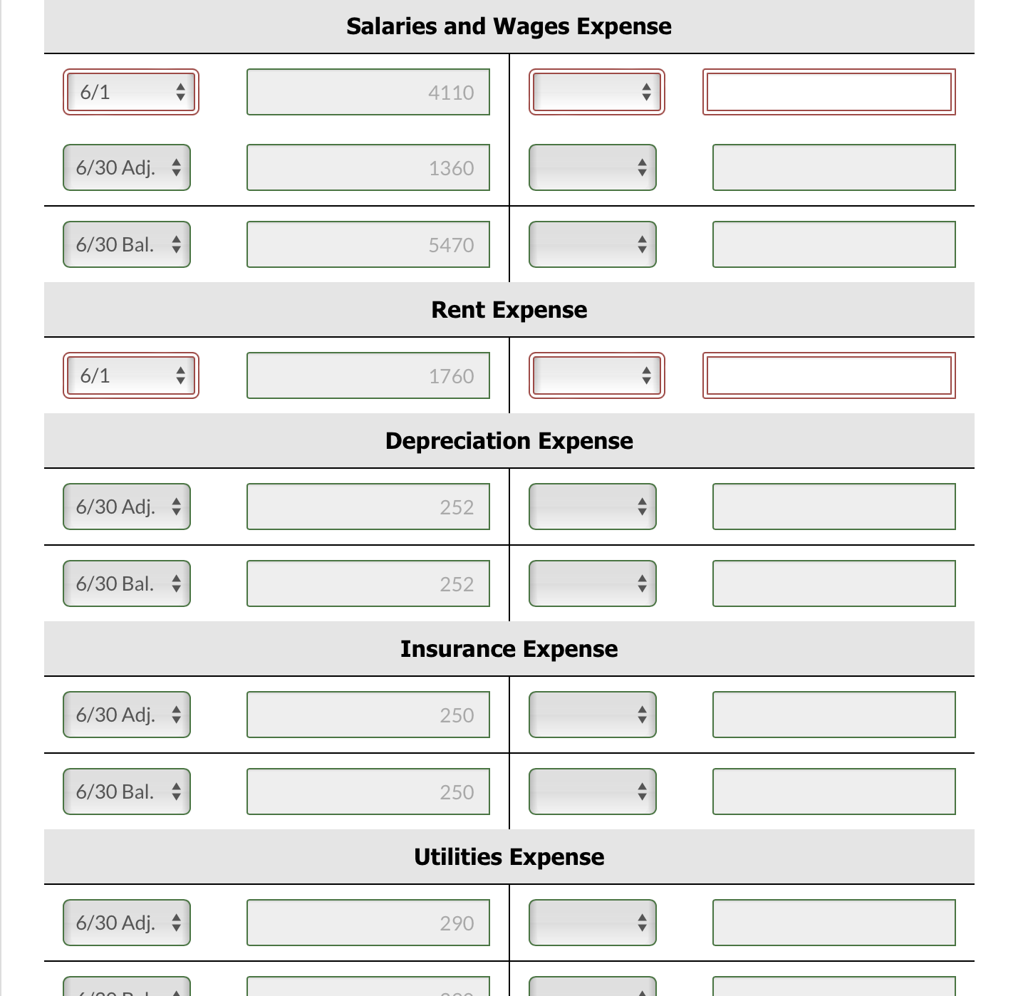 Solved Prepare The Adjusting Entries For The Month Of June Chegg