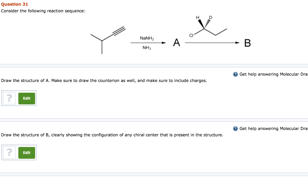 Solved Question Consider The Following Reaction Sequence Chegg