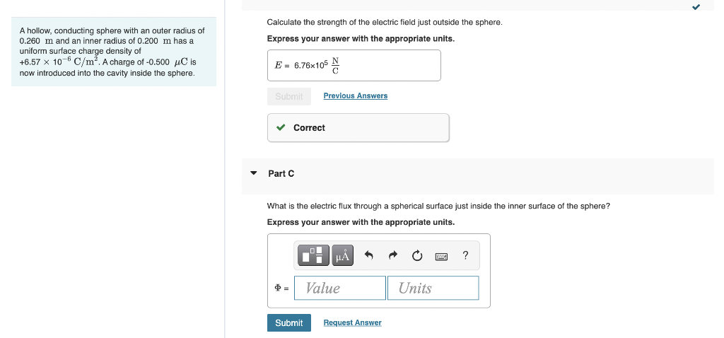 Solved Calculate The Strength Of The Electric Field Just Chegg