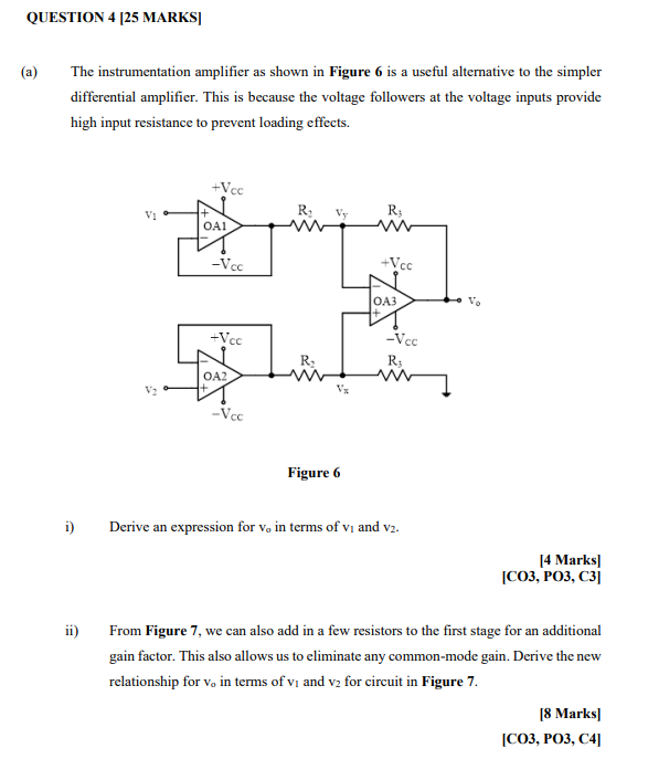 Solved Question Marks A The Instrumentation Chegg