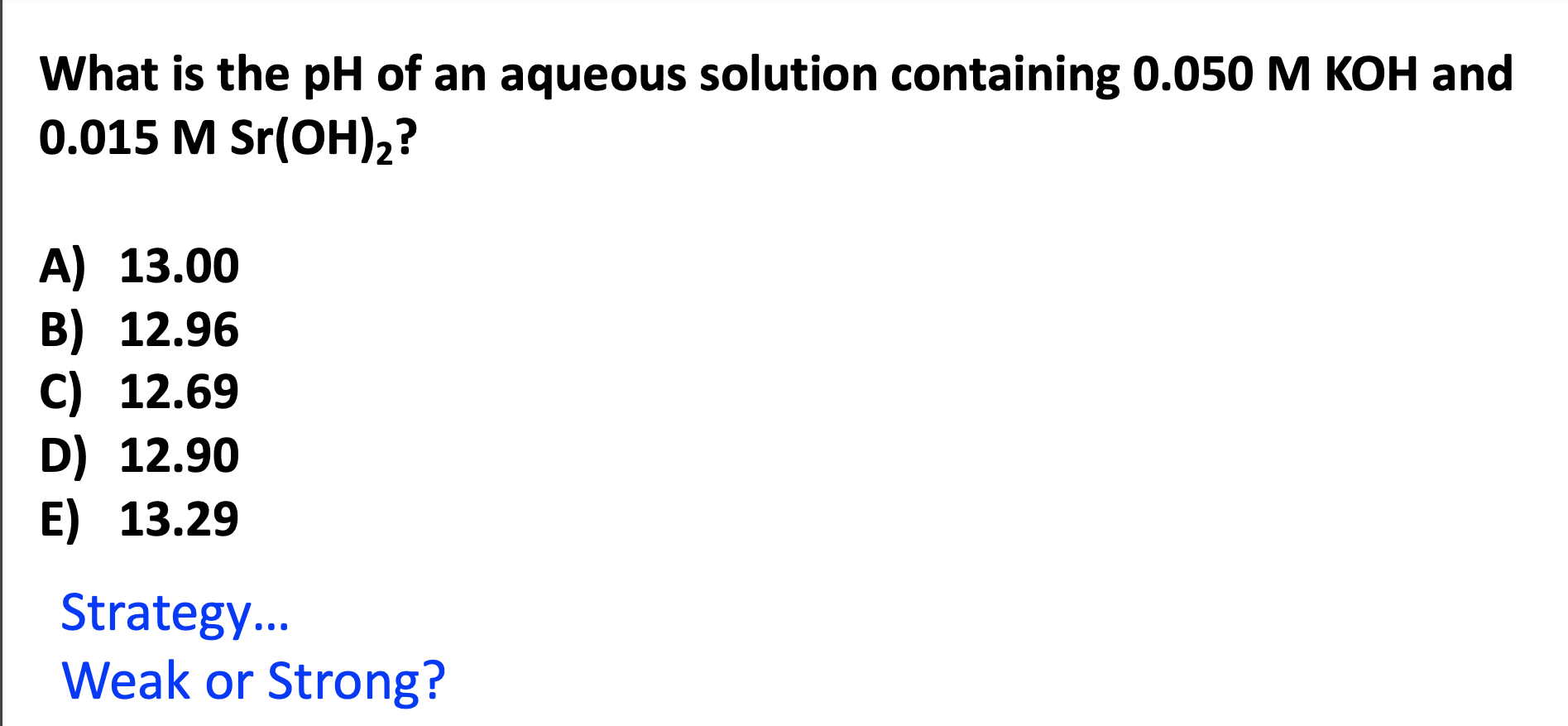 Solved What Is The Ph Of An Aqueous Solution Containing Chegg