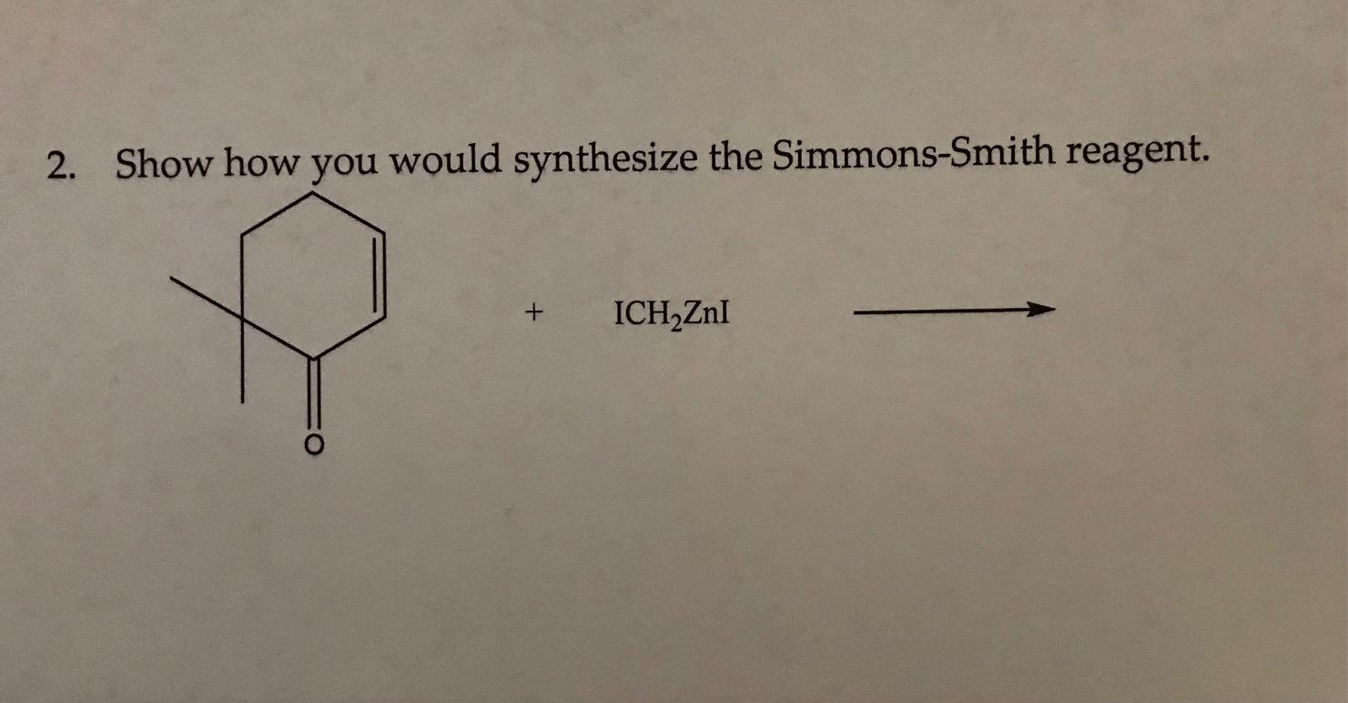 Solved 1 Show How You Would Synthesize The Gilman Reagent Chegg