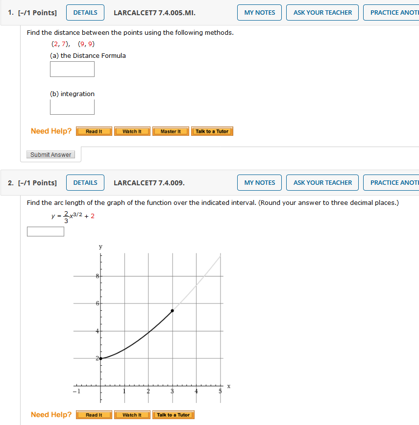 Solved 1 1 Points DETAILS LARCALCET7 7 4 005 MI MY Chegg