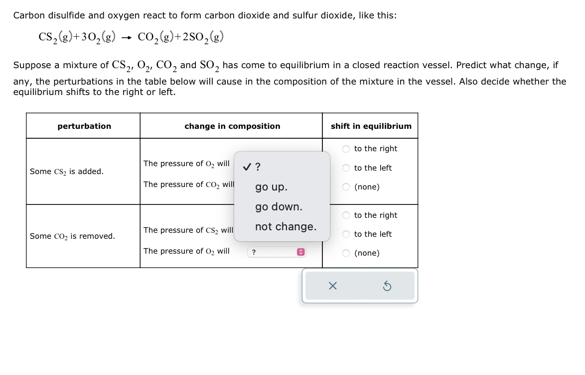 Solved Carbon Disulfide And Oxygen React To Form Carbon Chegg