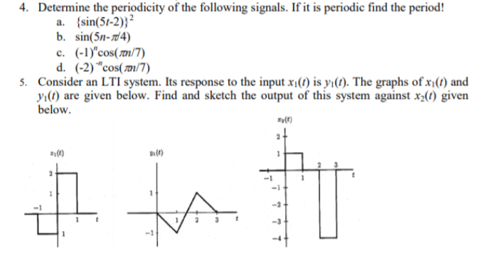 Solved Determine The Periodicity Of The Following Chegg