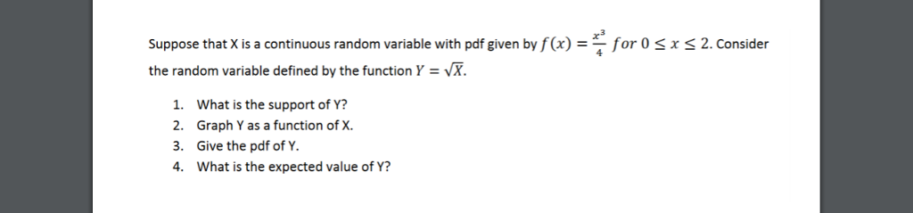 Solved Suppose That X Is A Continuous Random Variable With Chegg