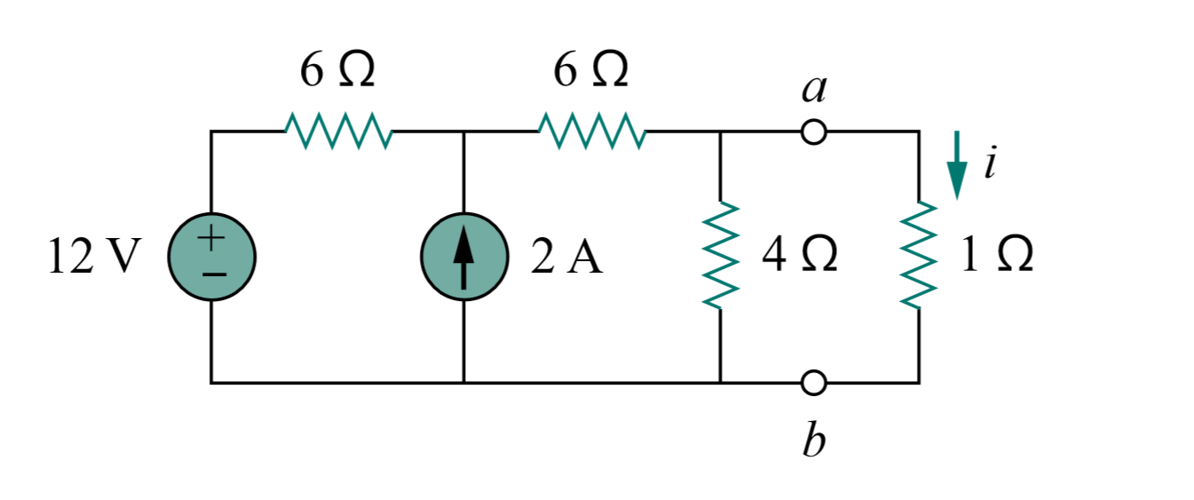 Solved 1 Find The Thevenin Equivalent Circuit Of The Chegg