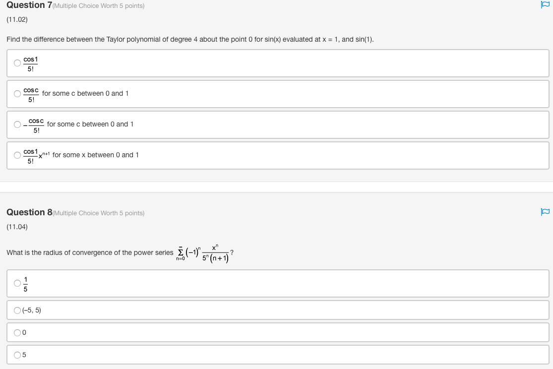 Solved Question 5 Multiple Choice Worth 5 Points 11 01 Chegg