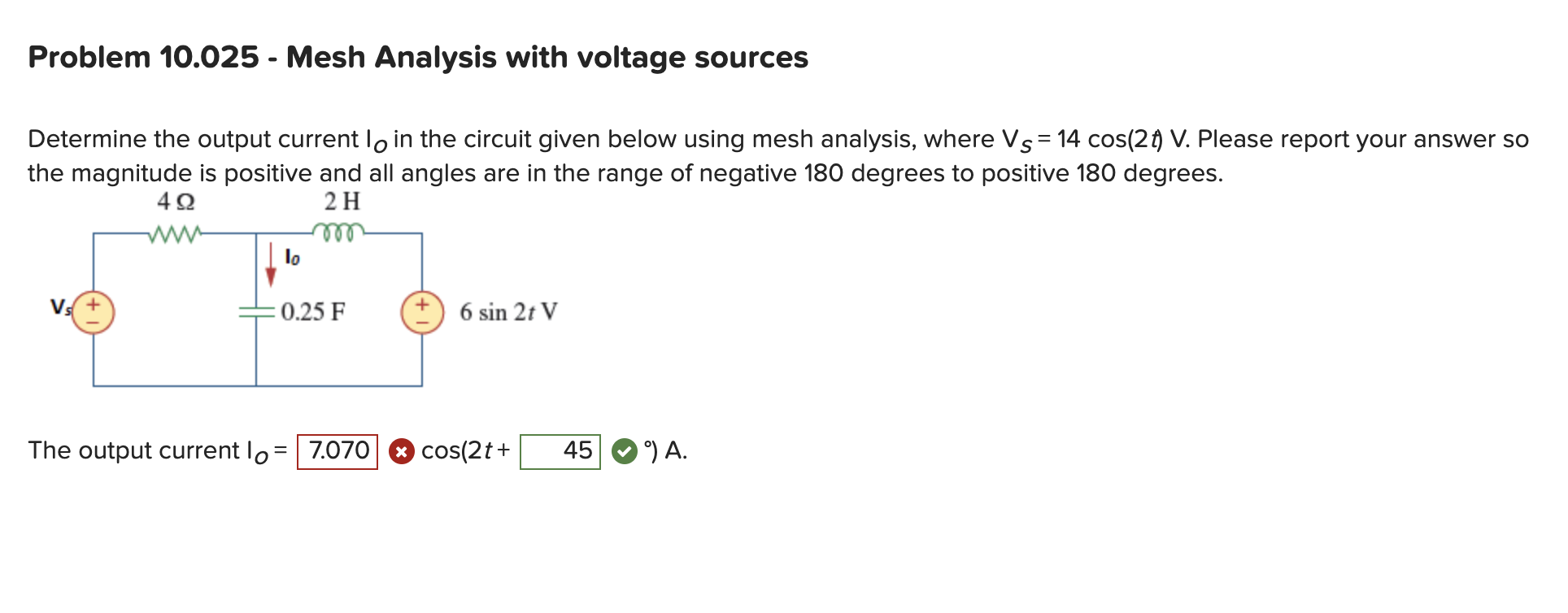 Solved Determine The Output Current Mathrm I O