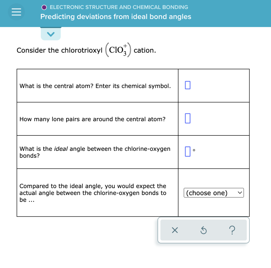 Solved O Electronic Structure And Chemical Bonding Chegg