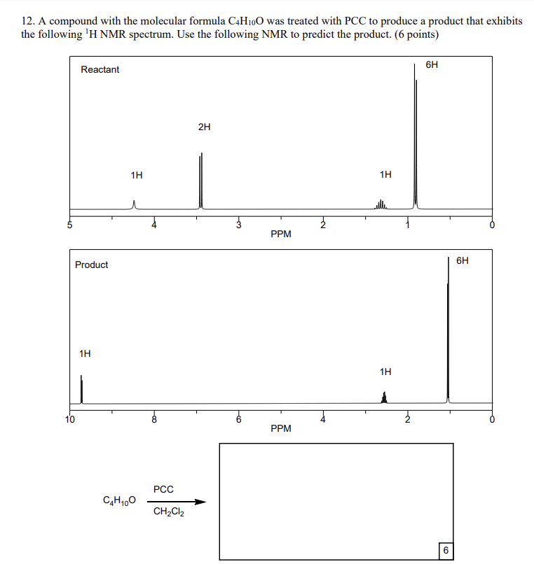 Solved 12 A Compound With The Molecular Formula Ma