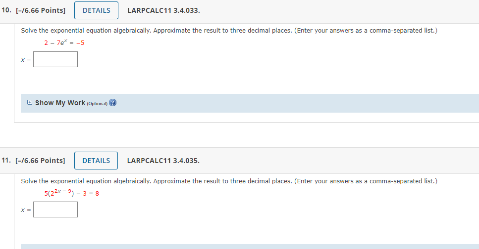 Solved Points Details Larpcalc Solve Chegg