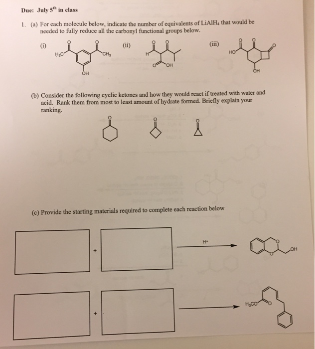 Solved For Each Molecule Below Indicate The Number Of Chegg